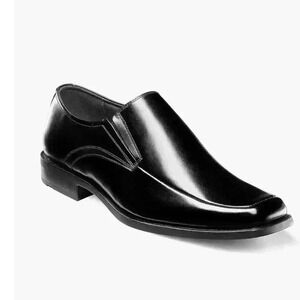 Men’s Black Stacy Adams CASSIDY 
Moc Toe Loafer Dress Shoe size 8.5